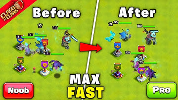 How to Max out  your Heros Level Fast in Clash of clans | Tips & Tricks to Max Heros Fast in COC