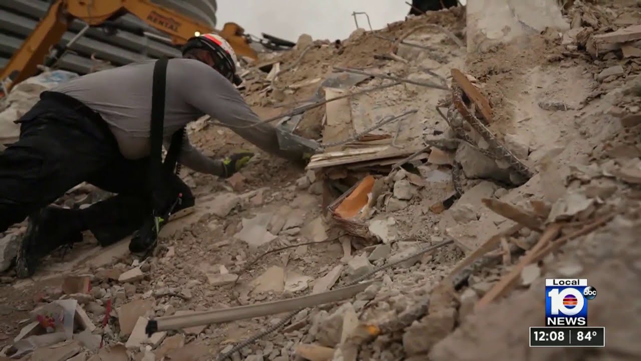 Death toll in Surfside building collapse rises to 46 - YouTube