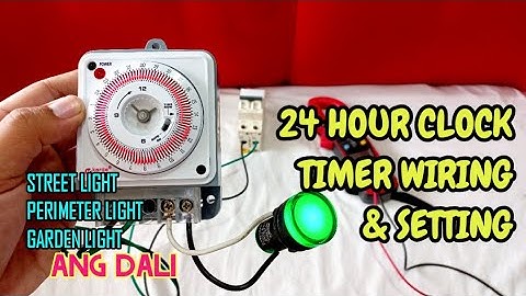 Auto 24 Hour Clock Timer Switch | Analog | Mechanical | Local Electrician