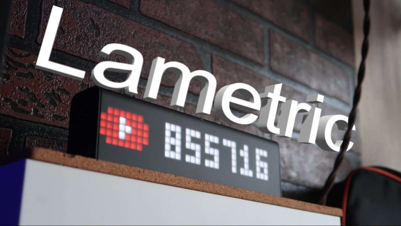 Часы для ТехноГика (Lametric Time)