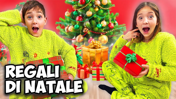 APRIAMO TUTTI I REGALI DI NATALE PORTATI DA BABBO NATALE!