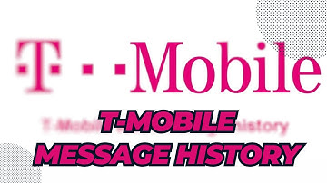 How to access T Mobile text message history