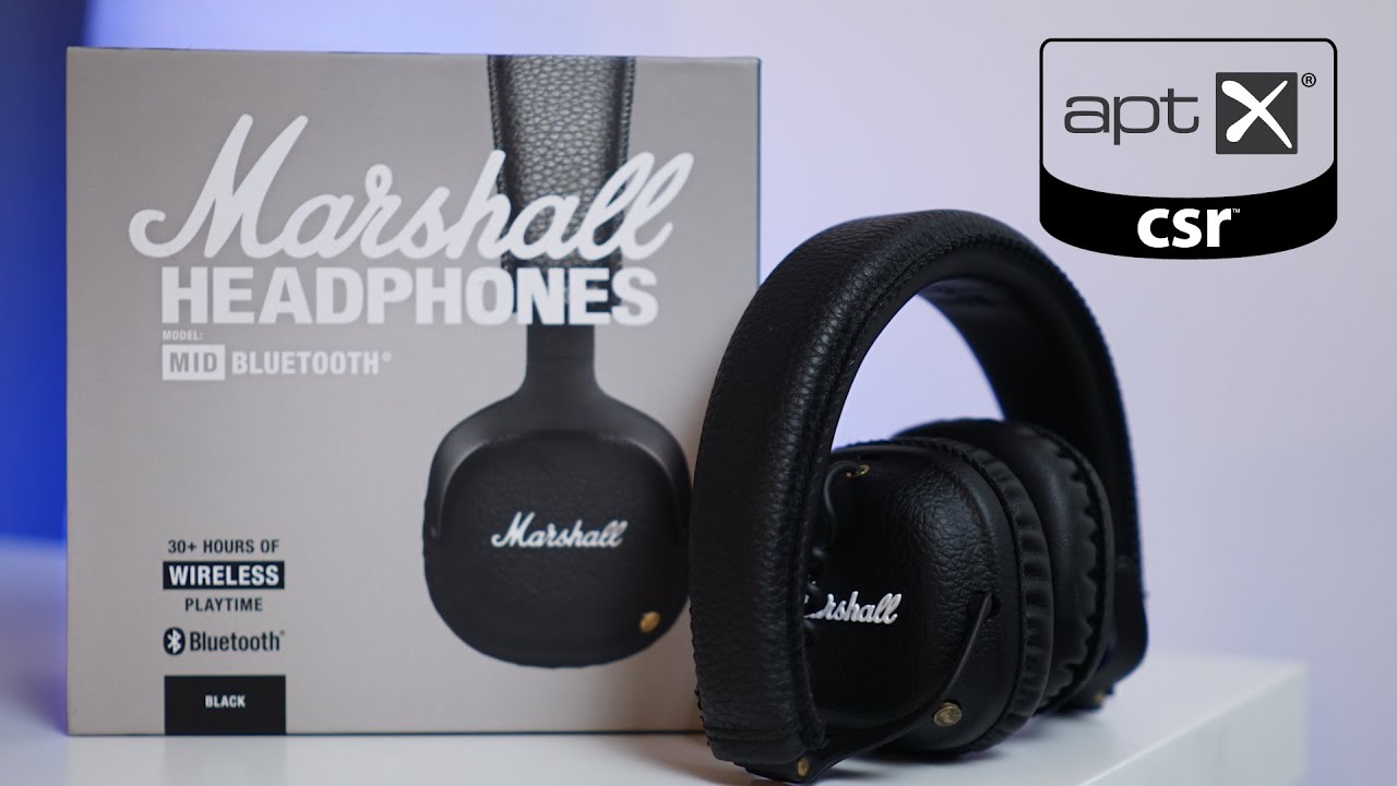 HEADPHONE 30 JAM! Marshall Mid Bluetooth Headphones - YouTube