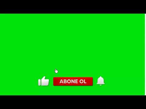 Abone Ol Like At Bildirimleri Aç Animasyonu Green Screen Ücretsiz İndirme !