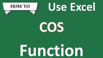 How to use Cos Function in Excel in Urdu | Excel Functions