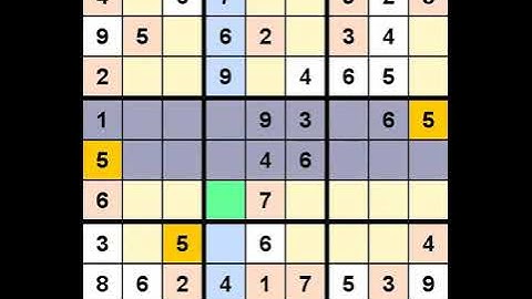 How to Solve Washington Times Sudoku Difficult May 19, 2022