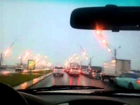 امطار الشتاء في الدوحة شارع الوعب فيلاجيو