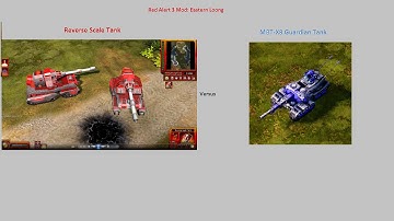 Red Alert 3 Mod-Eastern Loong: Reverse Scale Tank vs Guardian Tank