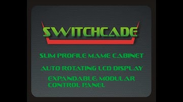 SwitchCade Arcade Cabinet - Auto Rotating Display,