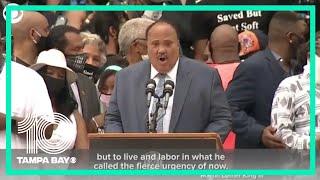 Dr. Martin Luther King Jr.'s son speaks at the 2020 March on Washington