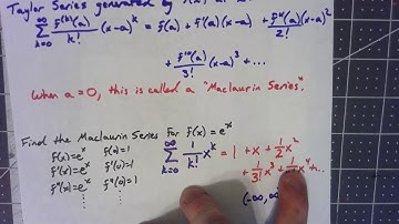 Calculus II 10.8.2 Taylor Series