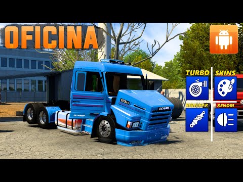 NOVO JOGO de CAMINHÕES BRASILEIROS com OFICINA para CELULAR - BR TRUCK (NOVIDADES)