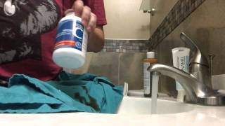 How to get iodine out of clothes