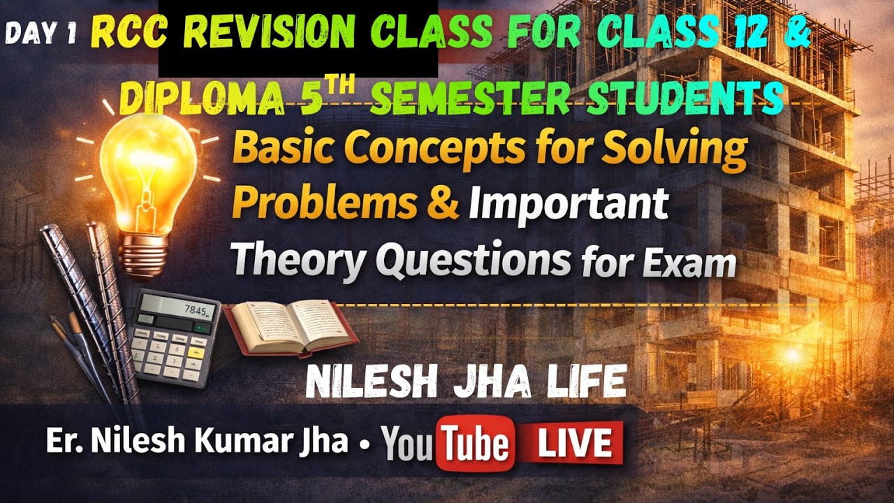 Day 1 | RCC REVISION CLASS FOR CLASS 12 & DIPLOMA 5TH SEM STUDENTS ...