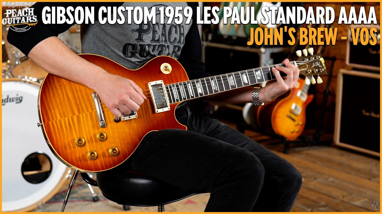 Gibson Custom 1959 Les Paul Standard AAAA | John's Brew - VOS