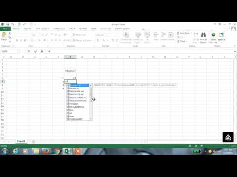 Excel 2013 Tutorial#46 Product  Function in Excel