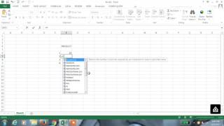 Excel 2013 Tutorial#46 Product  Function in Excel