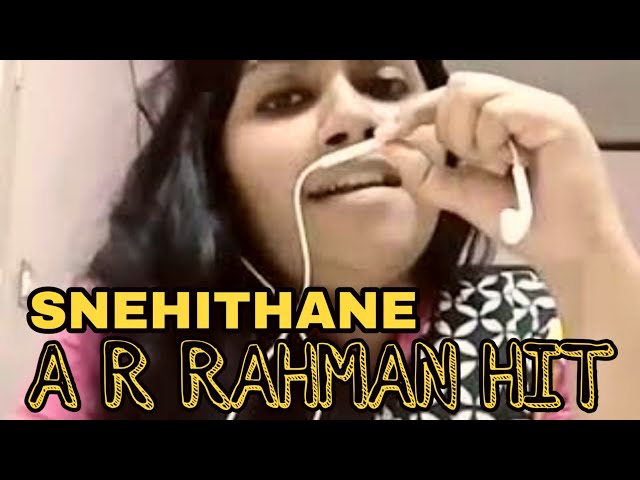 Snehithane snehithane || A. R. Rahman song from Tamil movie Alaipayuthey || Smule performance