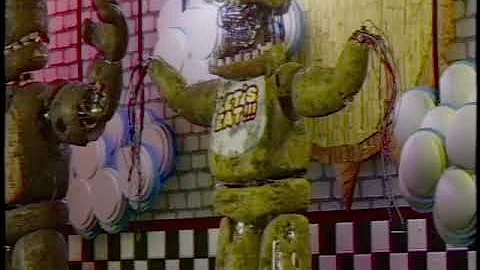 (FNAF/VHS/NON CANON) Withered animatronics movement test