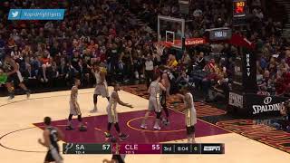 San Antonio Spurs vs Cleveland Cavaliers Full Game Highlights | Feb 25, 2018 | NBA Season