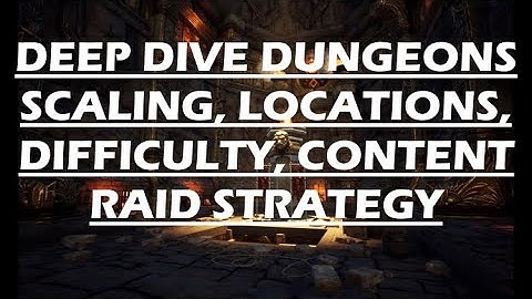 Ashes of Creation Deep Dive Series - Dungeons - Scaling,Locations, Difficulty, Content,Raid Strategy