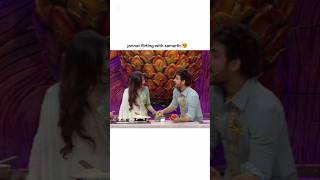 jannat flirting with samarth 😍#laughterchefs #samarth #jannatzubair #cute