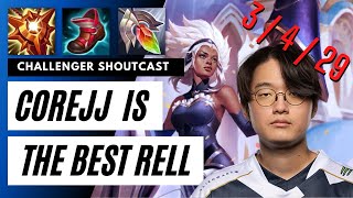 CoreJJ is INSANE with Rell - LoL Challenger Shoutcast (ft. FG Gonz0, Bejjaniii, and Breezyyy)