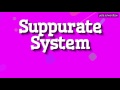 SUPPURATE SYSTEM - HOW TO PRONOUNCE IT!? (HIGH QUALITY VOICE)