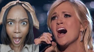 FIRST TIME REACTING TO | CARRIE UNDERWOOD 