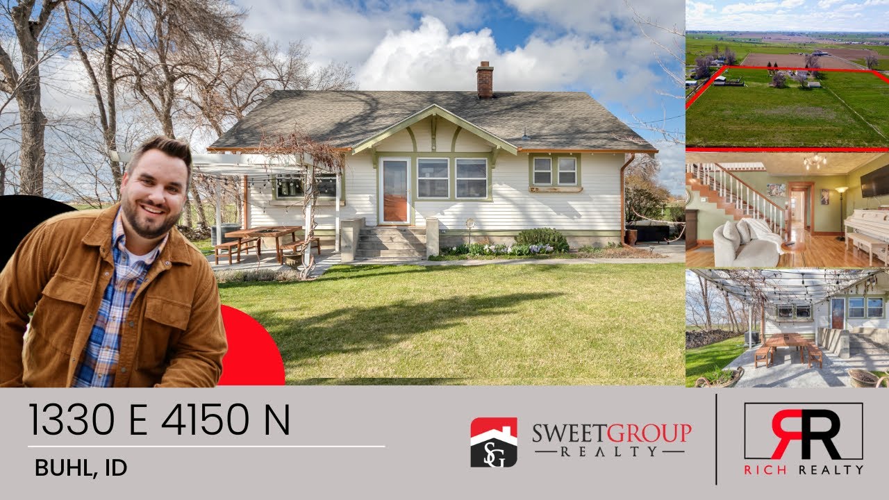 Idaho Hobby FARM for Sale 1330 E 4150 N Buhl YouTube