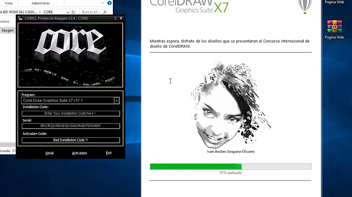 Instalar Corel X7