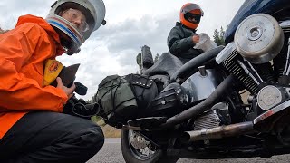 30 Day Motorcycle Road Trip Series: (Ep 2) Caught in the Rain in British Columbia