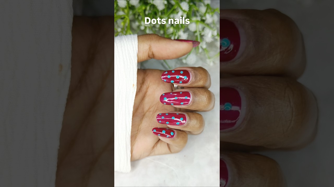 Dots nails❤️❤️#tutorial #shorts #viral #india #trending #explore