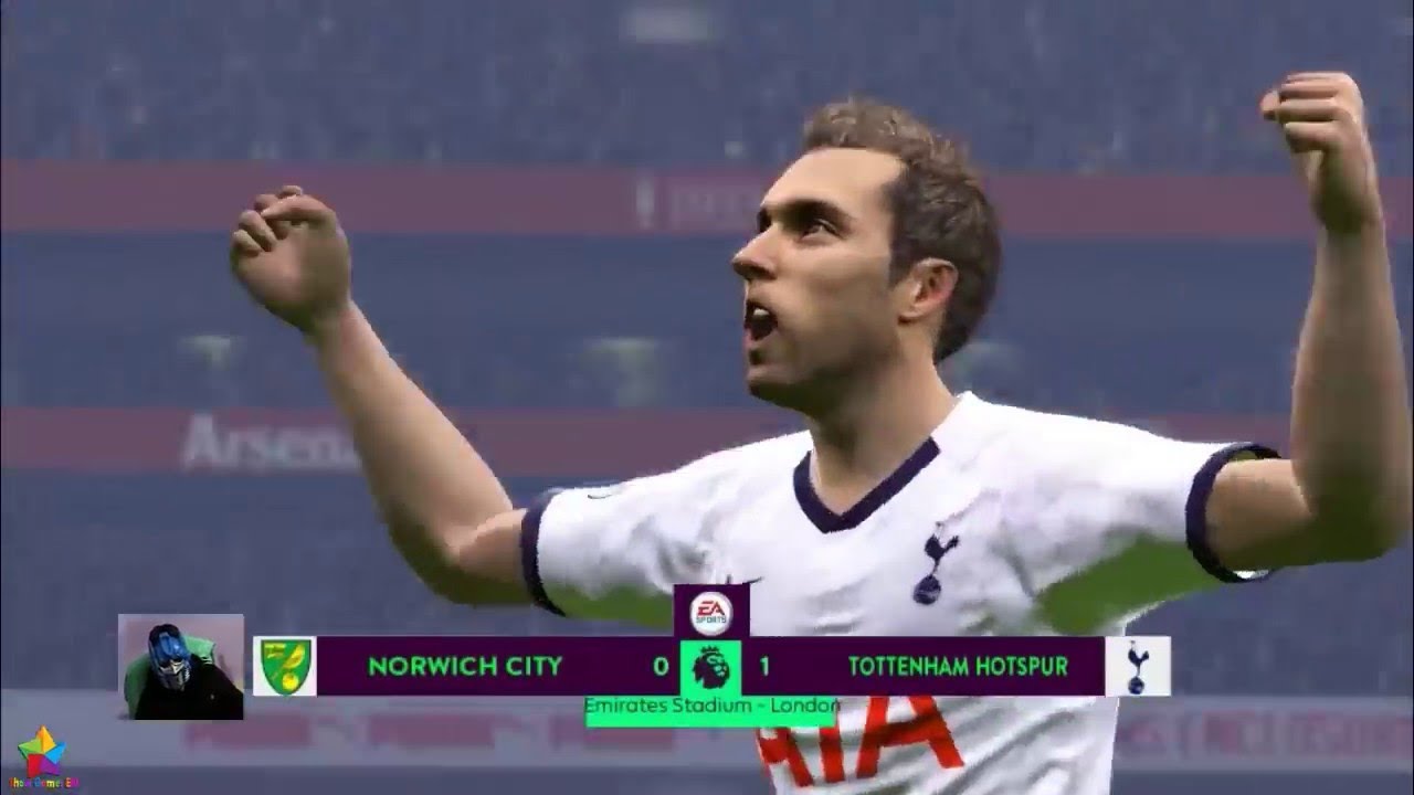 PES 2019 Norwich vs Tottenham | All Goals | Gameplay - YouTube