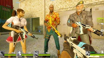 Left 4 Dead 2 - Escape the Building Custom Campaign Gameplay Walkthrough