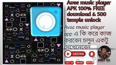 how to make video in avee music player pro .How to create avee player temple video