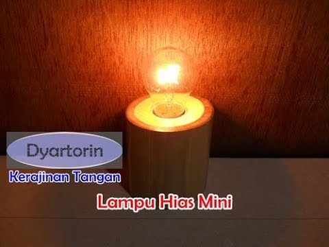  Cara  Membuat  lampu  Hias  Mini Dari  Bambu  YouTube