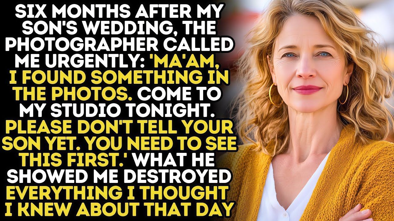 The Photographer From My Son’s Wedding Called Me After 6 Months — “There’s Something You Must See”