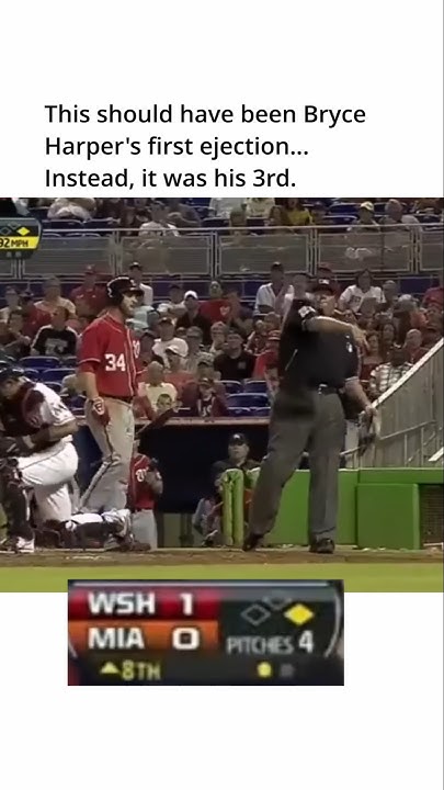 Harper Losses It On This Ump 🤬 - YouTube