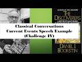 Current Events Speech with Classical Conversations Challenge IV