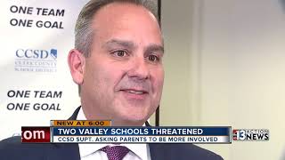CCSD students, staff and parents hope arrest will end school threats