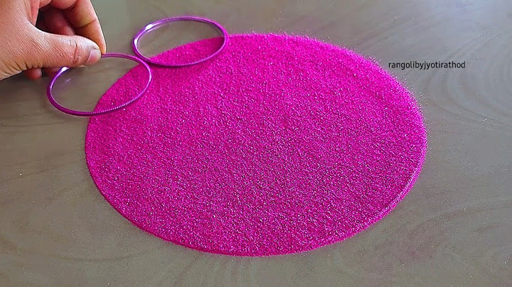 Easy rangoli designs for beginners | Satisfying video | Sand art