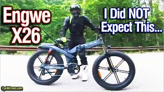 Engwe X26 FAT Tire Electric Bike First Ride - NOT What I Expected