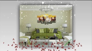 10 bức tranh phong thủy treo tường phòng khách ý nghĩa nhất