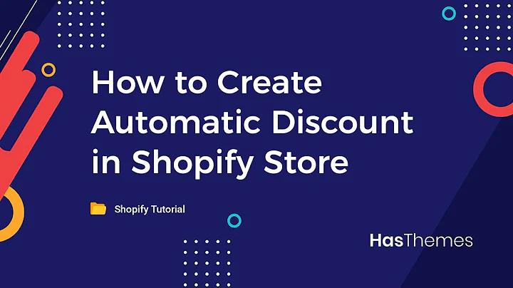 Effortlessly Create Automatic Discounts in Shopify