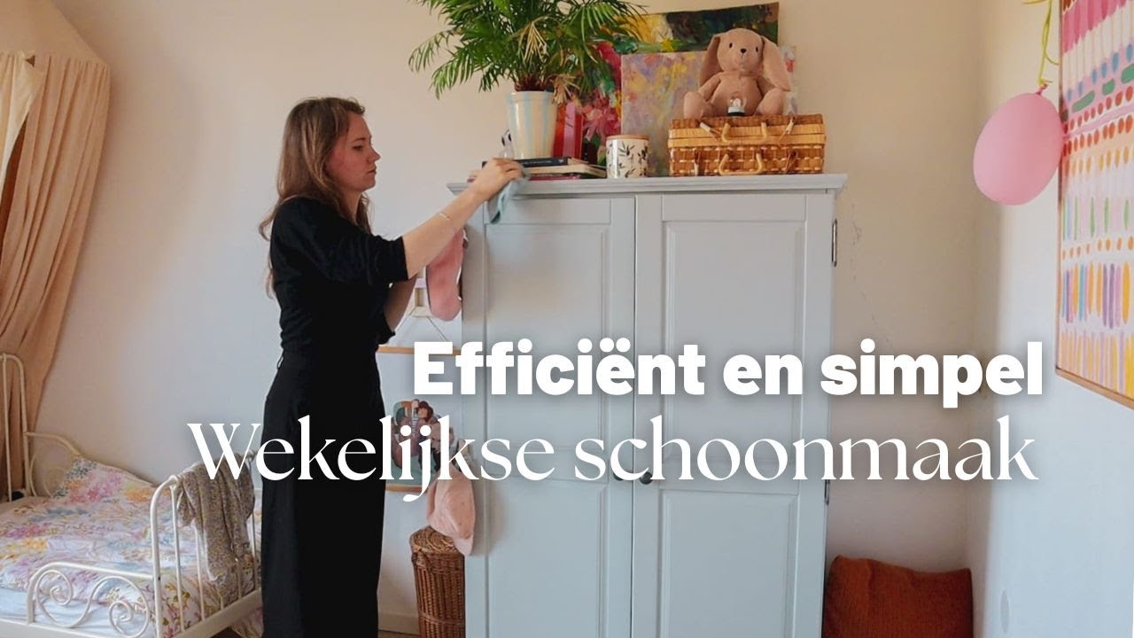Mijn wekelijkse schoonmaakroutine in 90 min | efficiënt schoonmaken als moeder