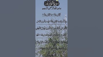 THE SURAH AL QARI'AH سورة القارعة #egzonibrahimi #alqariah #quran #surahalqariah