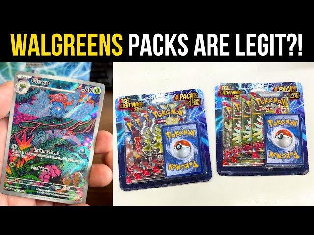 Pokemon TCG Lightning Walgreens Pack Opening | The Fairfield Company?? -  YouTube