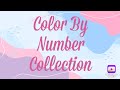 Adult coloring book collection color by number