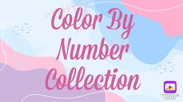 Adult Coloring Book Collection: Color By Number